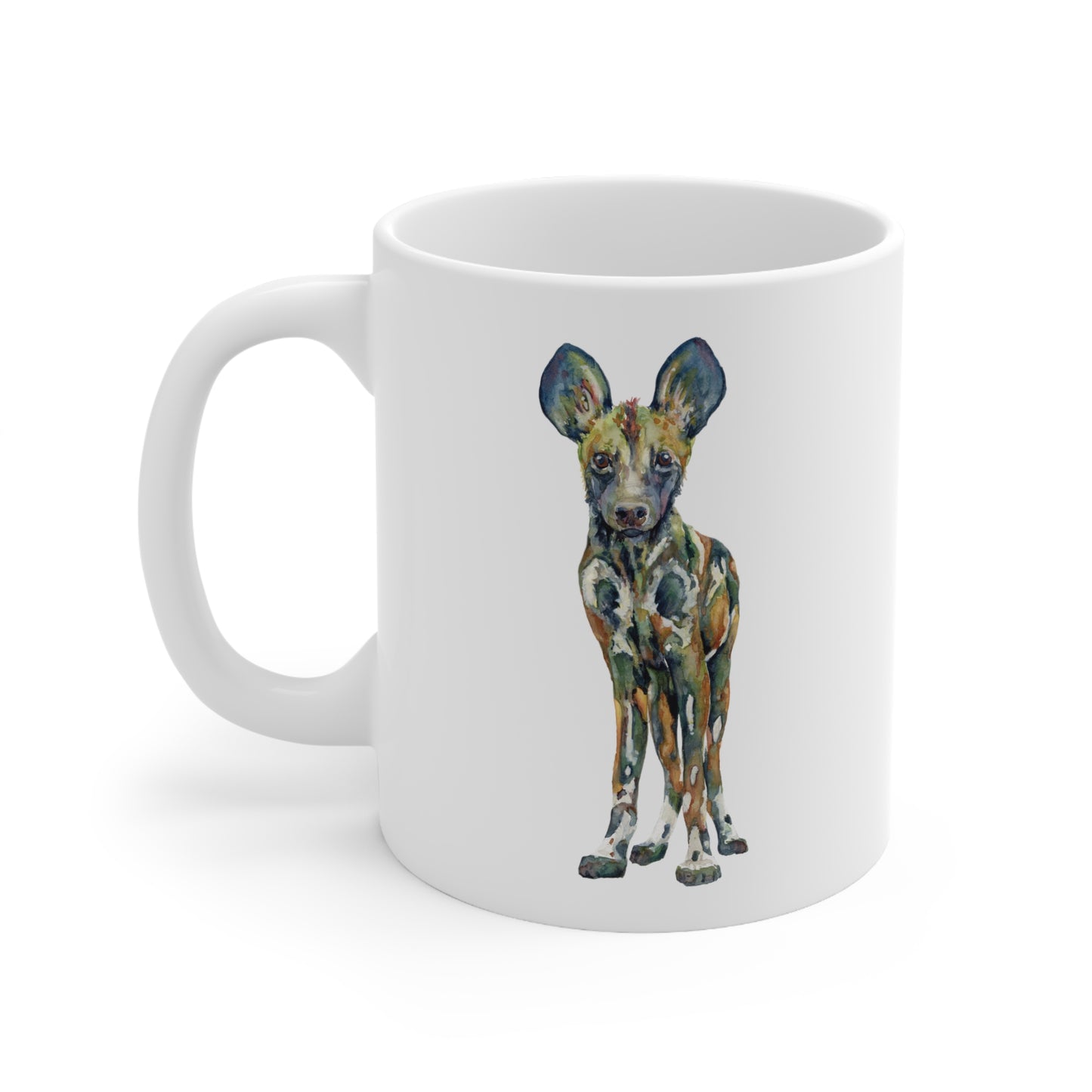 The Prismatic Pup • EWT • Ceramic Coffee Cups, 11oz, 15oz