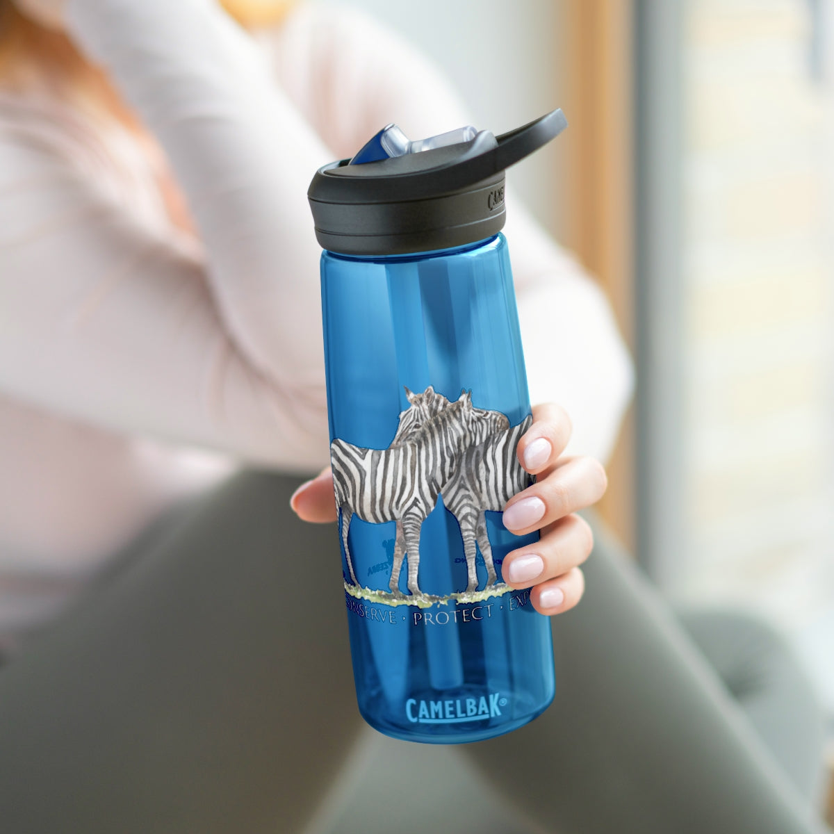 Grevy's Zebra Trust Zebra Friends CamelBak Eddy® Water Bottle, 20oz\25oz