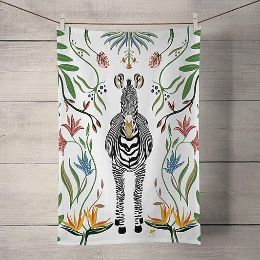 EA Zebra Tea Towel