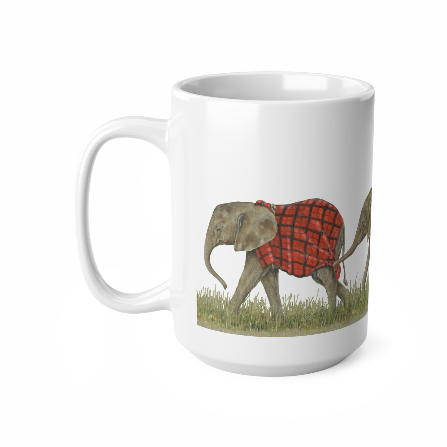 The Innocence of Elephants • DSWF/GRI • Ceramic Coffee Cups, 11oz, 15oz