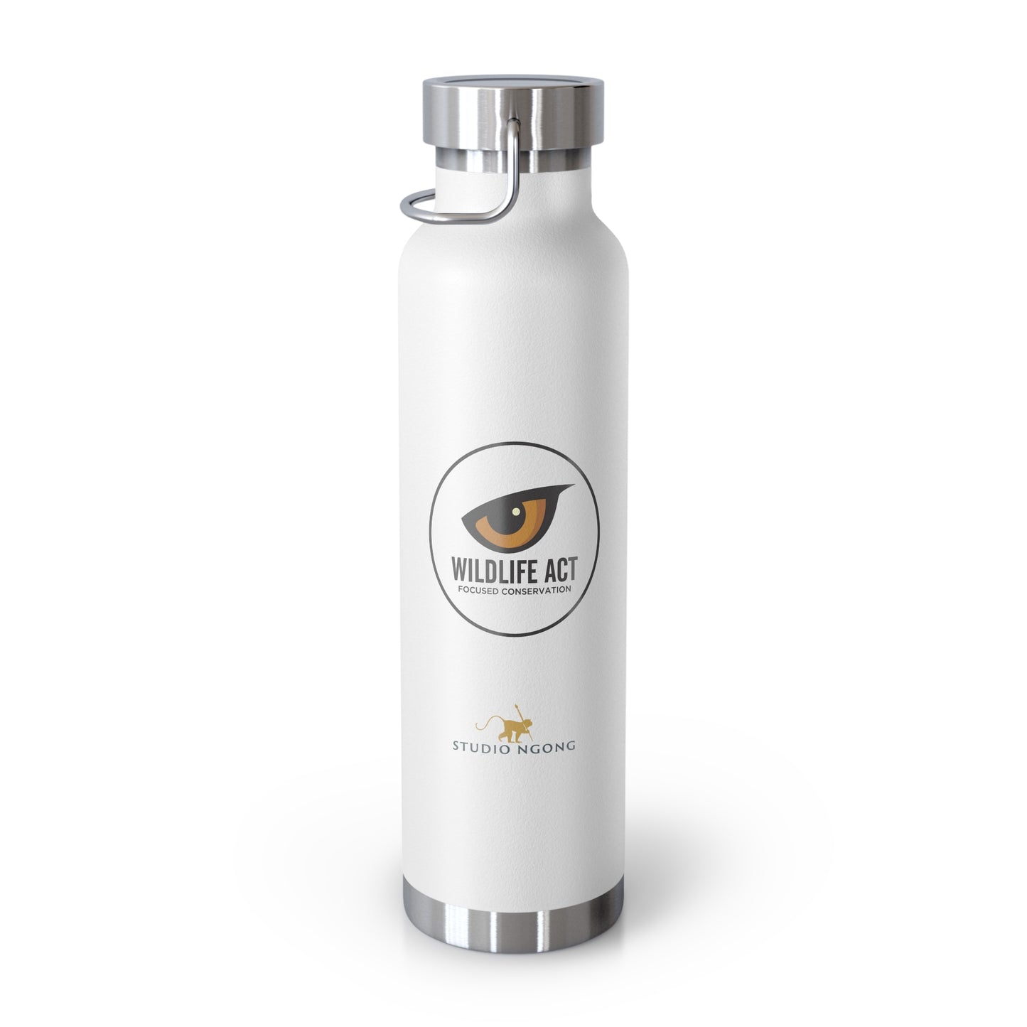 Wildlife Act Painted Pup Copper Vacuum Insulated Bottle, 22oz