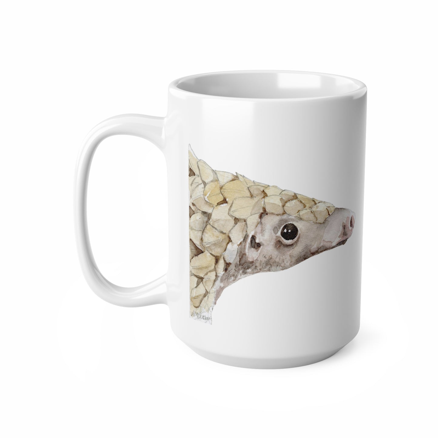 The Rare Beauty of the Pangolin • DSWF • Ceramic Coffee Cups, 11oz, 15oz