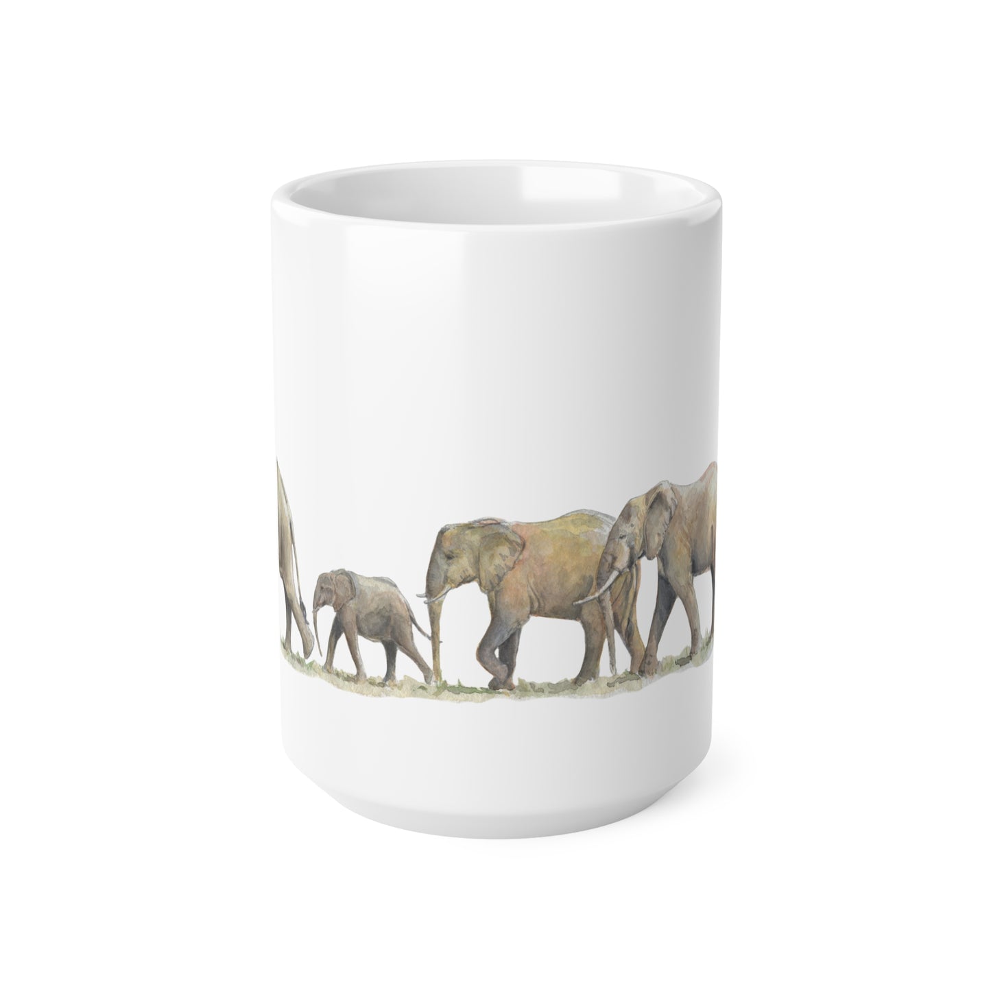 Elephant Parade DSWF/GRI Ceramic Coffee Cups, 11oz, 15oz