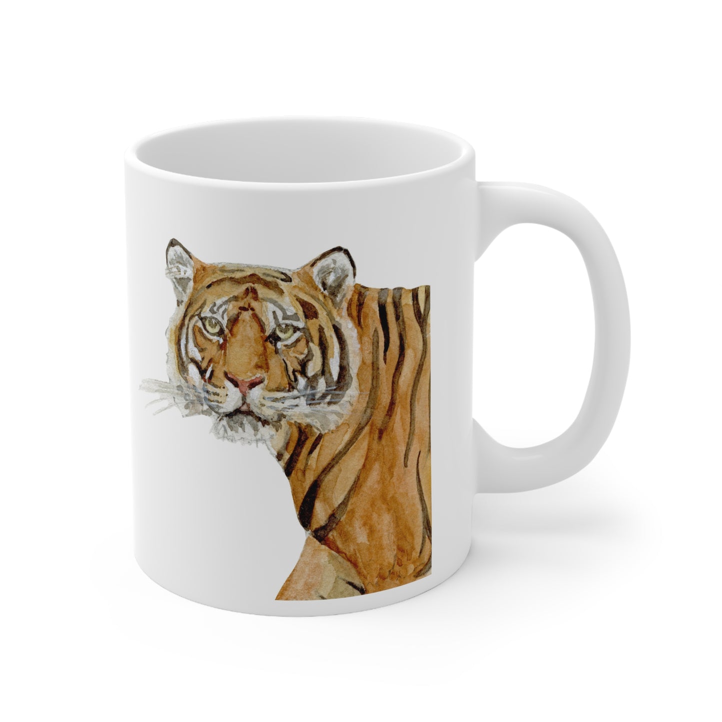 The Strength of the Sumatran Tiger • DSWF • Ceramic Coffee Cups, 11oz, 15oz