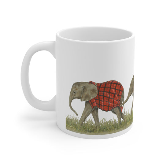 The Innocence of Elephants • DSWF/GRI • Ceramic Coffee Cups, 11oz, 15oz