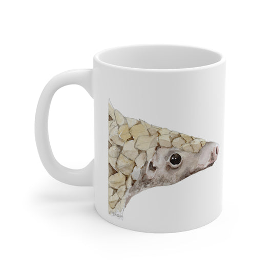 The Rare Beauty of the Pangolin • DSWF • Ceramic Coffee Cups, 11oz, 15oz