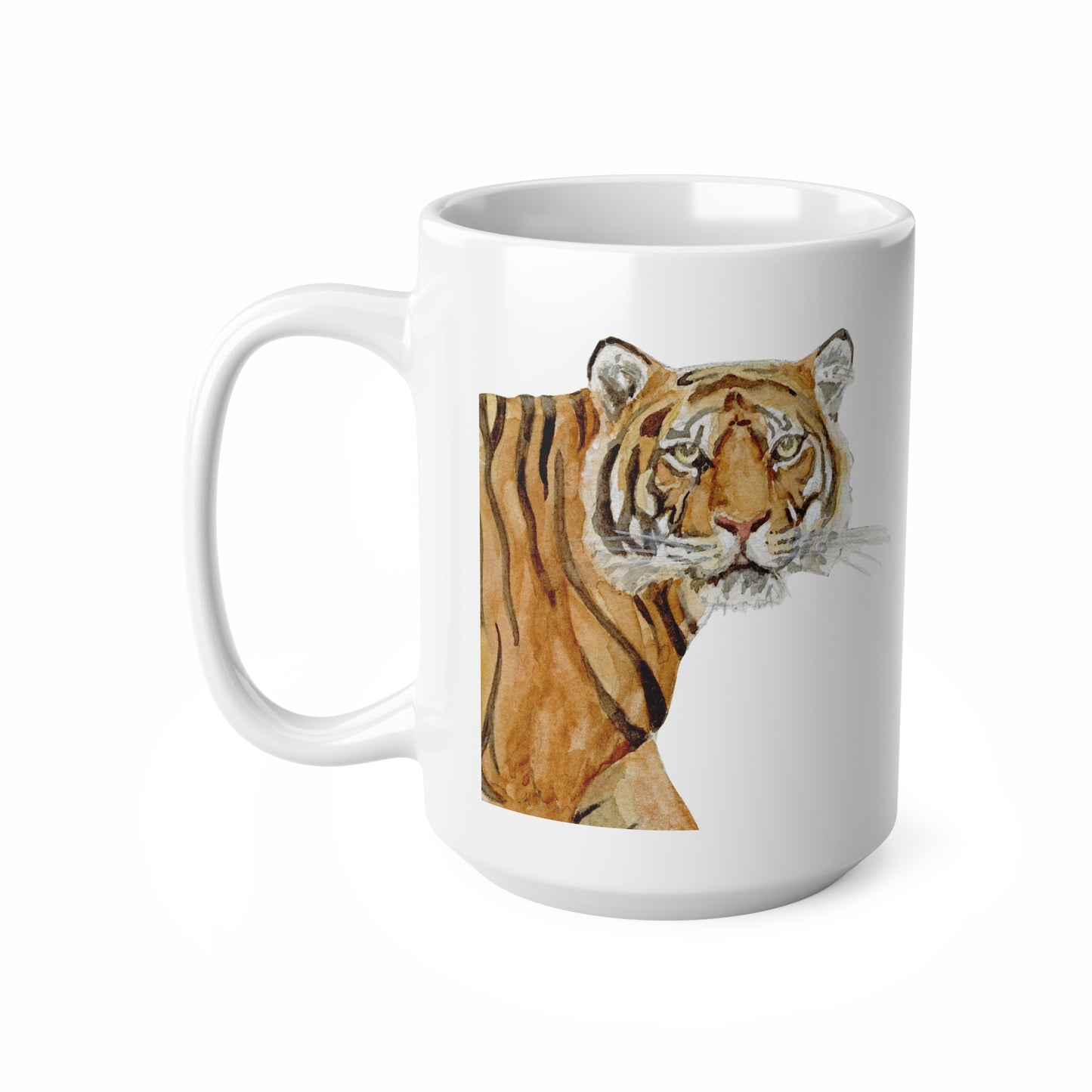 The Strength of the Sumatran Tiger • DSWF • Ceramic Coffee Cups, 11oz, 15oz