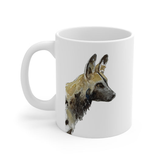 African Wild Dog EWT Ceramic Coffee Cups, 11oz, 15oz