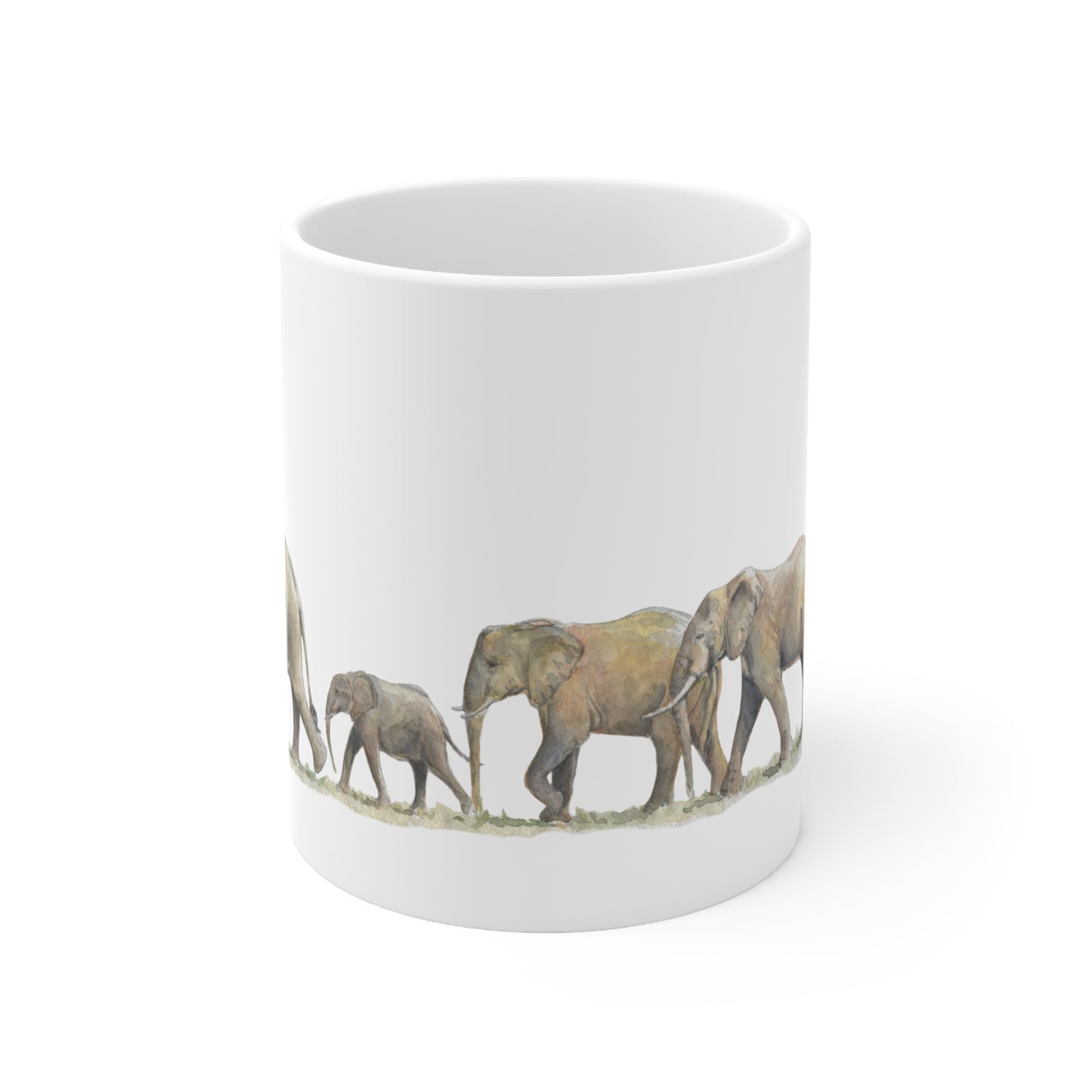 Elephant Parade DSWF/GRI Ceramic Coffee Cups, 11oz, 15oz