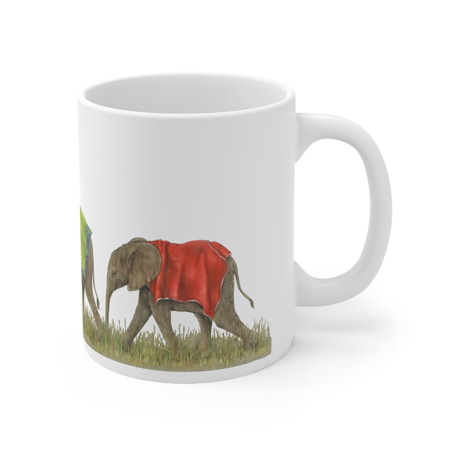 The Innocence of Elephants • DSWF/GRI • Ceramic Coffee Cups, 11oz, 15oz