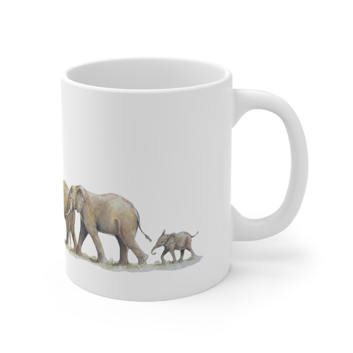 Elephant Parade DSWF/GRI Ceramic Coffee Cups, 11oz, 15oz