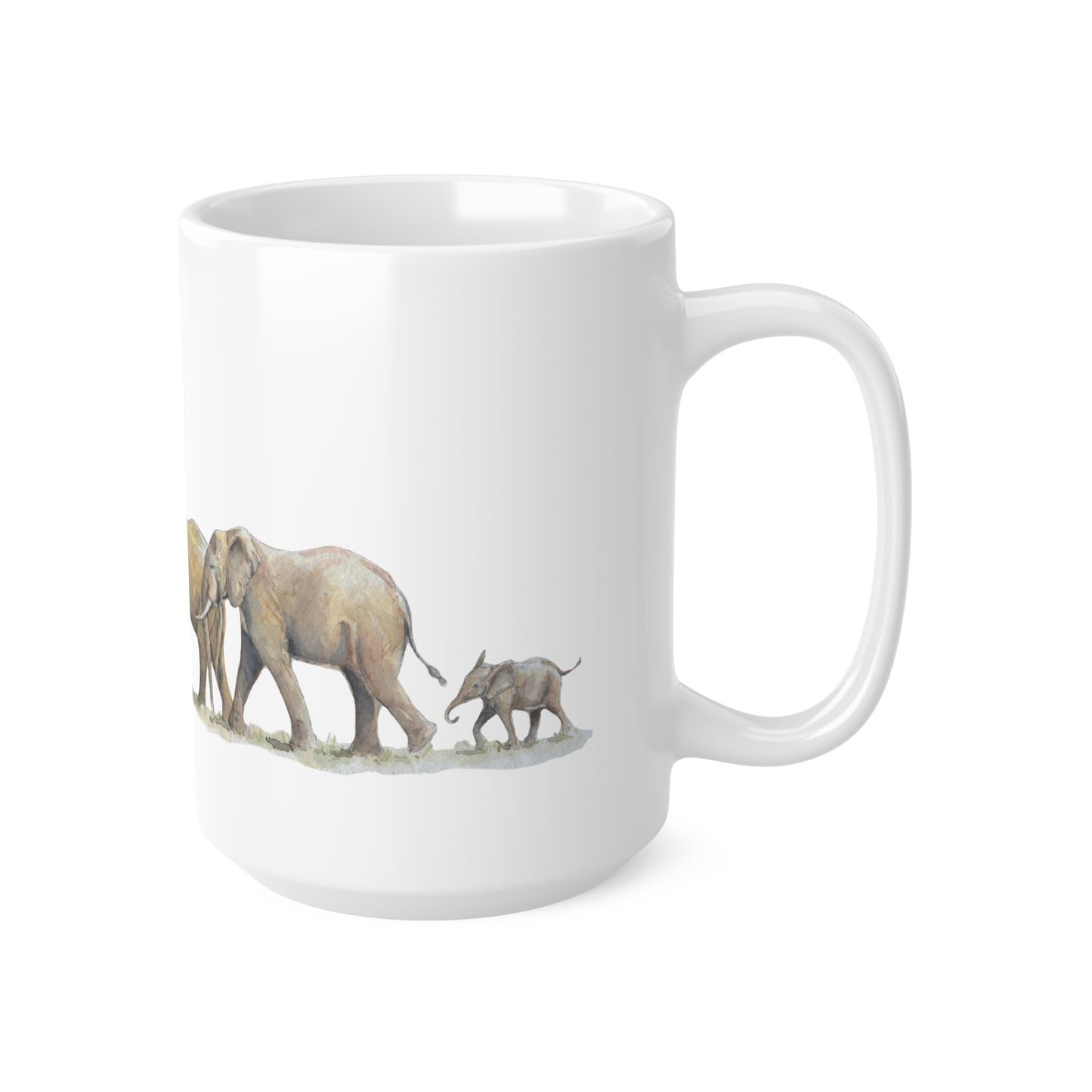 Elephant Parade DSWF/GRI Ceramic Coffee Cups, 11oz, 15oz