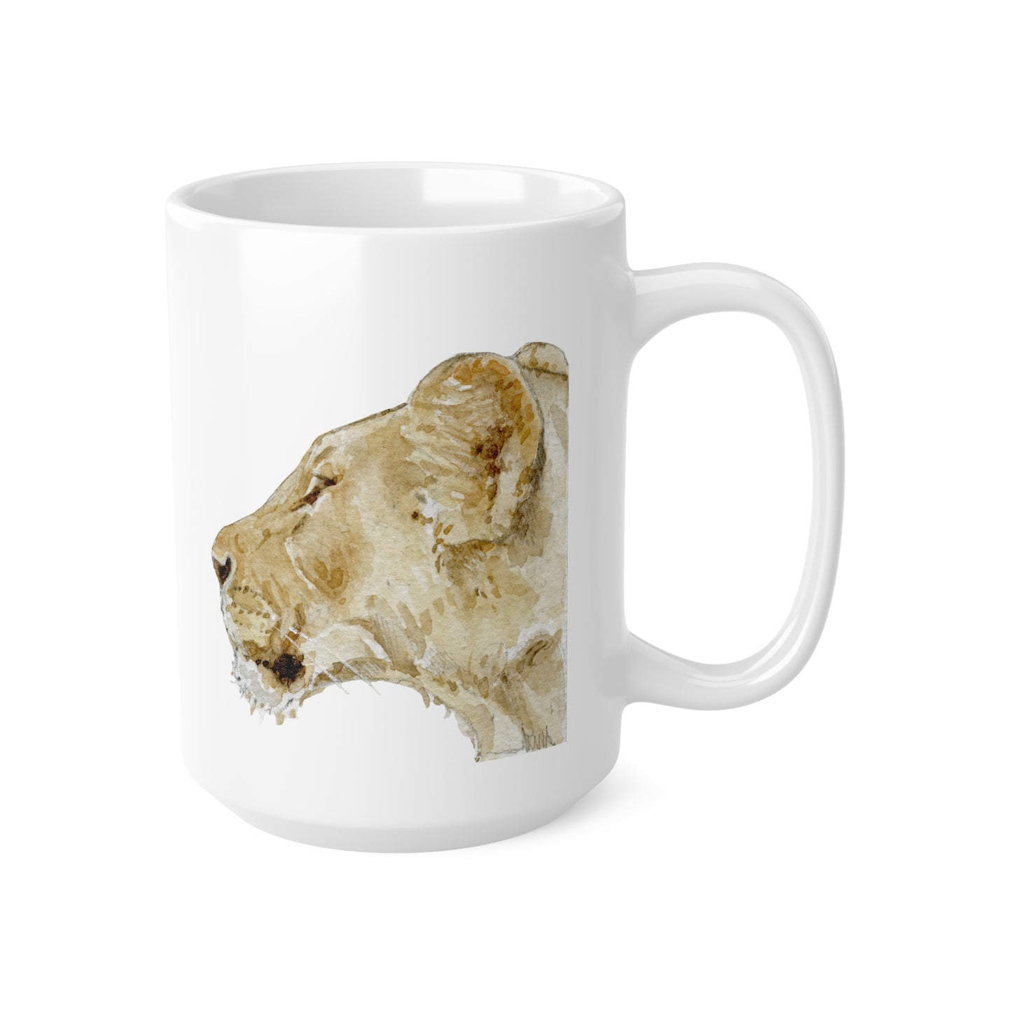 The Strength of the Lioness • WCRC • Ceramic Coffee Cups, 11oz, 15oz