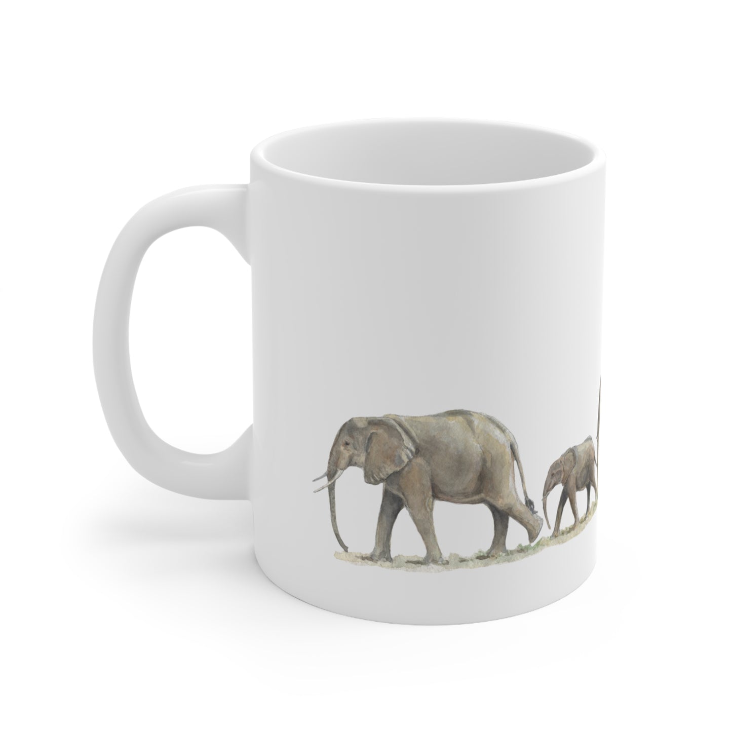 Elephant Parade DSWF/GRI Ceramic Coffee Cups, 11oz, 15oz