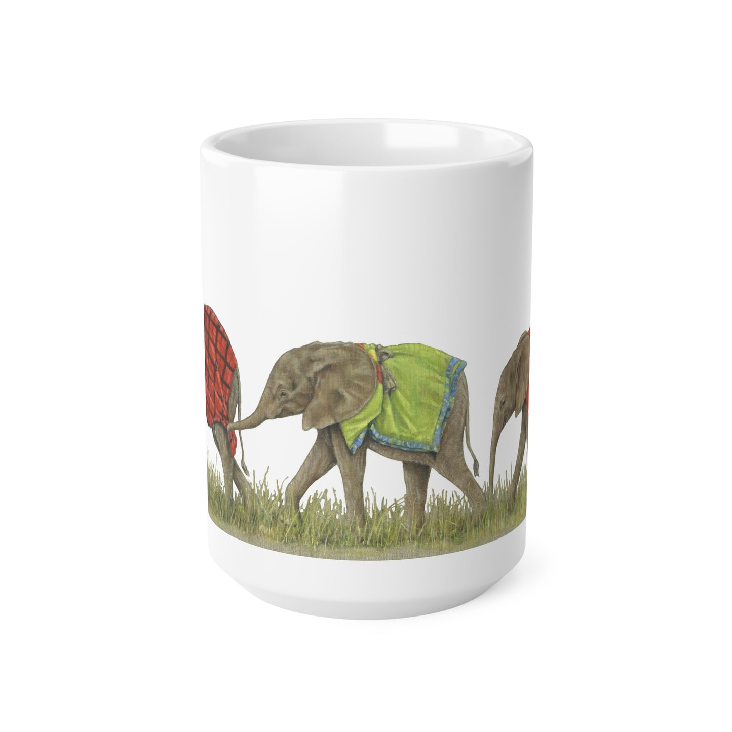 The Innocence of Elephants • DSWF/GRI • Ceramic Coffee Cups, 11oz, 15oz