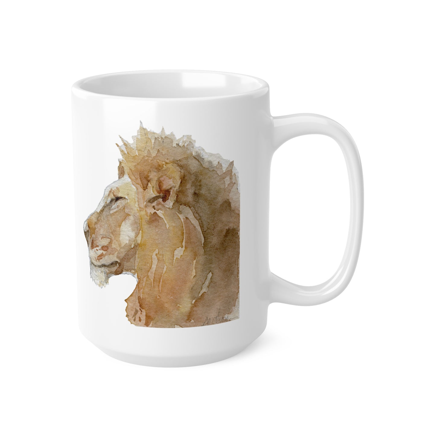 The Majestic Lion • WCRC • Ceramic Coffee Cups, 11oz, 15oz