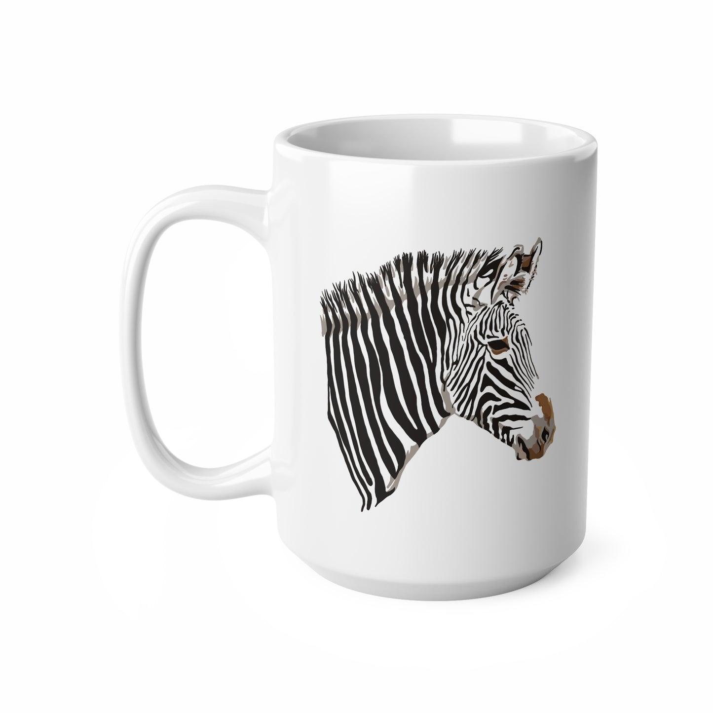 The Graphic Allure of the Zebra GZT Ceramic Coffee Cups, 11oz, 15oz