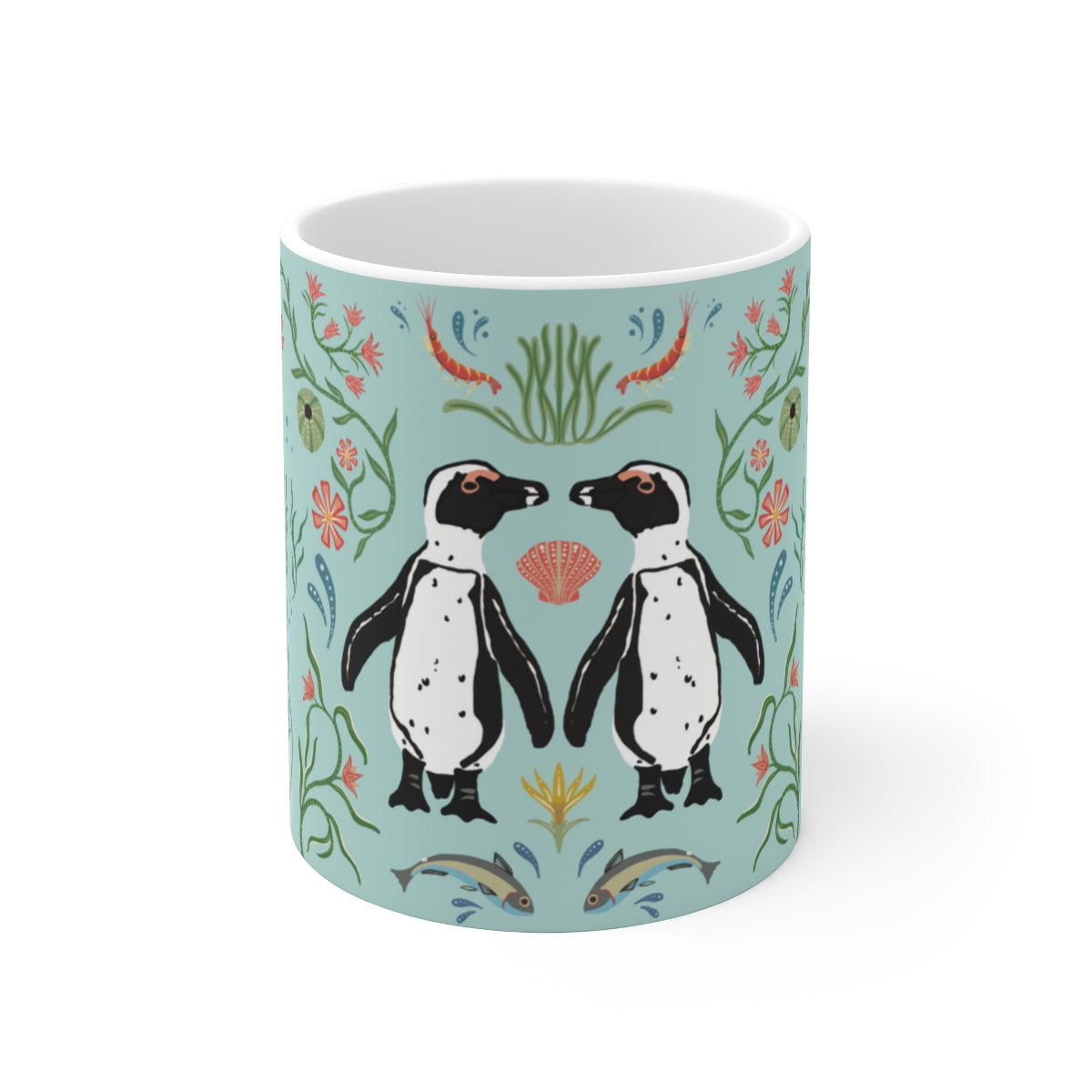 EA Penguins Ceramic Coffee Cups, 11oz, 15oz